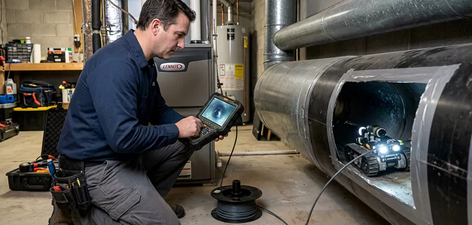 Robotic Duct Inspection in North Bergen, NJ