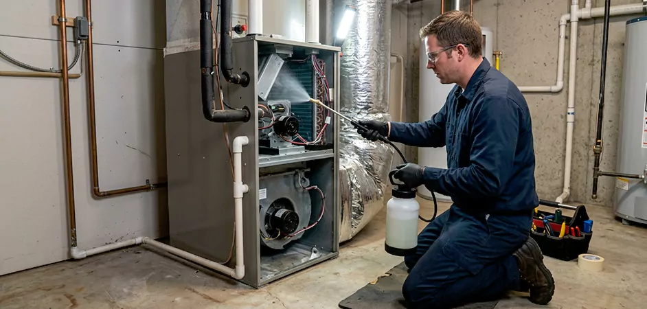 Air Handler Antimicrobial Treatment in North Bergen
