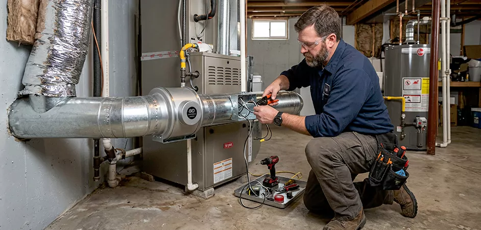 Booster Fan Installation in North Bergen