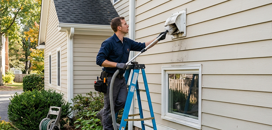 Exterior Vent Cap Cleaning in North Bergen